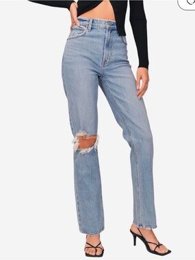Abercrombie & Fitch The 90s Straight Ultra High Rise Jeans